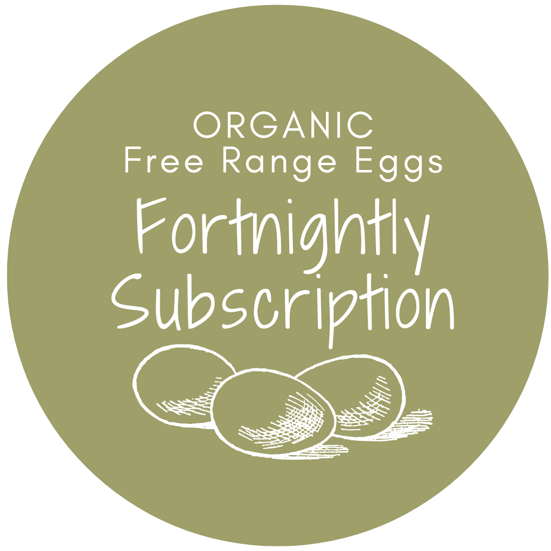 ORGANIC Fortnightly Subscription – 20 Pack Organic Free Range Eggs