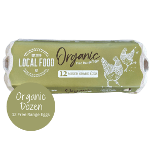 ORGANIC Free Range Eggs - Dozen